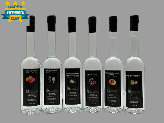 Zum Vatertag: Edelbrände Probierpaket Egal 6 x 200 ml