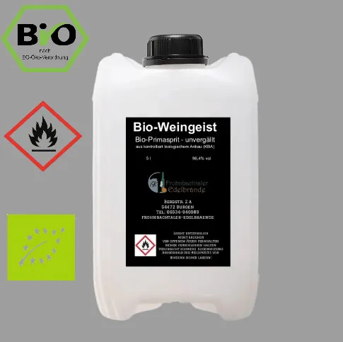 Bioweingeist 5 l (96,4% vol) im Kanister