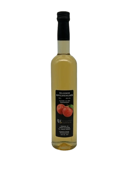 Apfelweinlikör 0,5 l in Glasflasche
