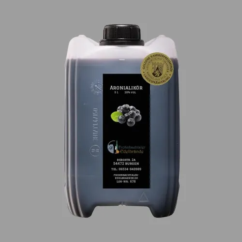 Aronialikör 5 l im Kanister