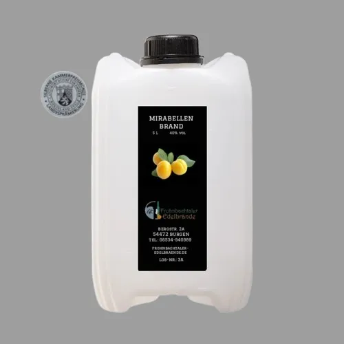 Mirabellenbrand 5 l im Kanister