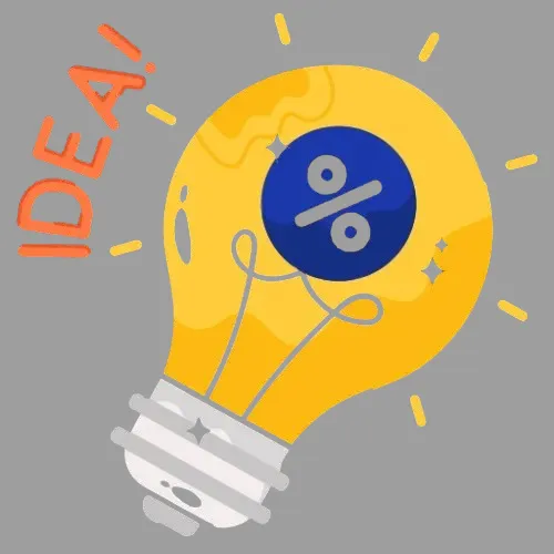 Icon: Ideal mit Gelber Glühbirne