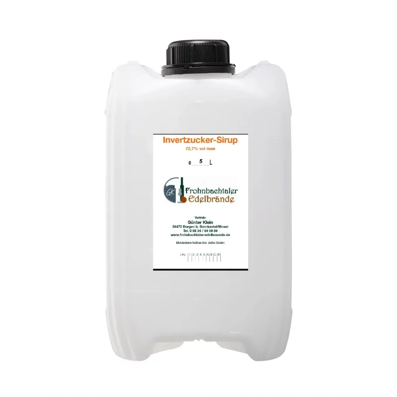 Flüssigzucker Invertzucker 5 l in lebensmittelechtem Kanister