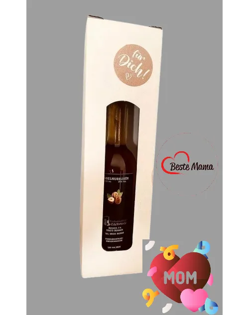 Muttertag: Haselnusslikör in Präsentbox