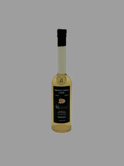 Ingerlikör mit Chili 0,5 l in Glasflasche mit Schraubverschluss