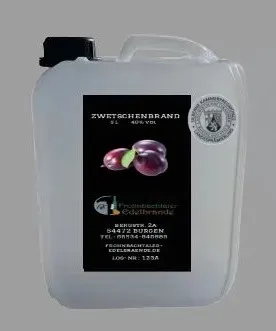 Zwetschenbrand (Pflaumenschnaps) 5 l im Kanister (40% vol) von Bühler Zwetschen und Hauszwetschen